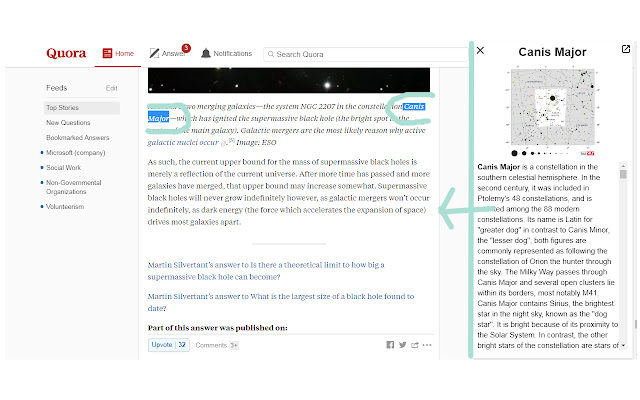 Wiki Lookup  from Chrome web store to be run with OffiDocs Chromium online