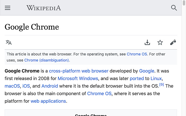 wikim  from Chrome web store to be run with OffiDocs Chromium online