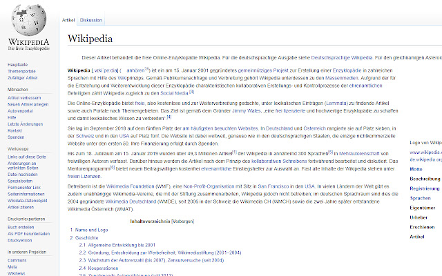 Wikipedia Unhide з веб-магазину Chrome для запуску з OffiDocs Chromium онлайн