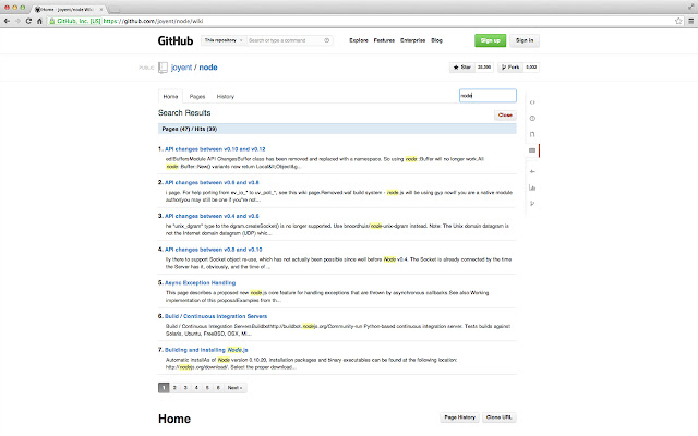 Wiki Search for GitHub  from Chrome web store to be run with OffiDocs Chromium online