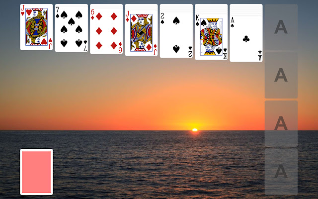 Wiki Solitaire  from Chrome web store to be run with OffiDocs Chromium online
