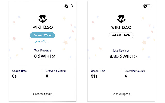 $Wiki to Earn  from Chrome web store to be run with OffiDocs Chromium online