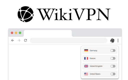WikiVPN Free VPN  from Chrome web store to be run with OffiDocs Chromium online