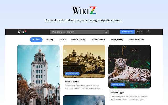 Wikiz  from Chrome web store to be run with OffiDocs Chromium online