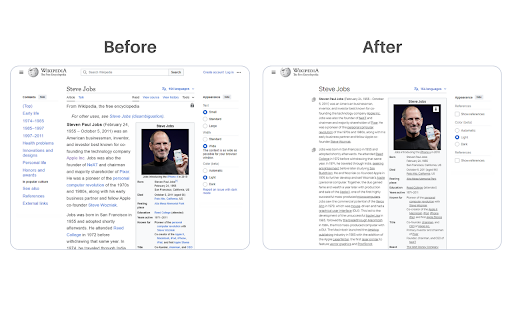 WikiZen  from Chrome web store to be run with OffiDocs Chromium online