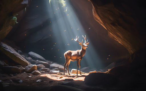 Wild elk standing majestically in nature.  from Chrome web store to be run with OffiDocs Chromium online