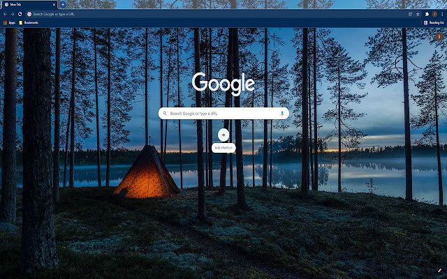 Wilderness Blues HD Wallpaper Theme  from Chrome web store to be run with OffiDocs Chromium online