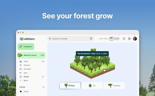 Wildhero Eco friendly Email  from Chrome web store to be run with OffiDocs Chromium online