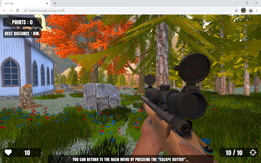 Wild West Sniper Shooting Game  from Chrome web store to be run with OffiDocs Chromium online