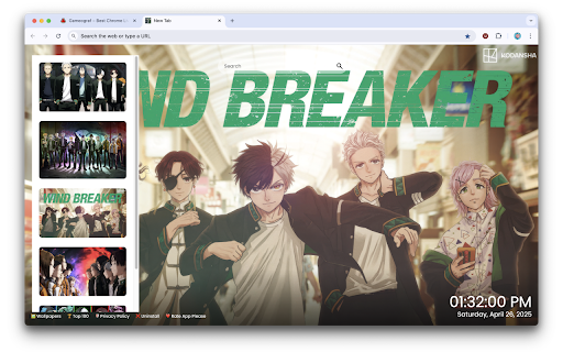 Wind Breaker Wallpapers – Anime Wallpapers  from Chrome web store to be run with OffiDocs Chromium online