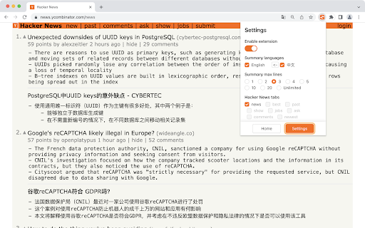 WindChat ChatGPT Summary for Hacker News  from Chrome web store to be run with OffiDocs Chromium online
