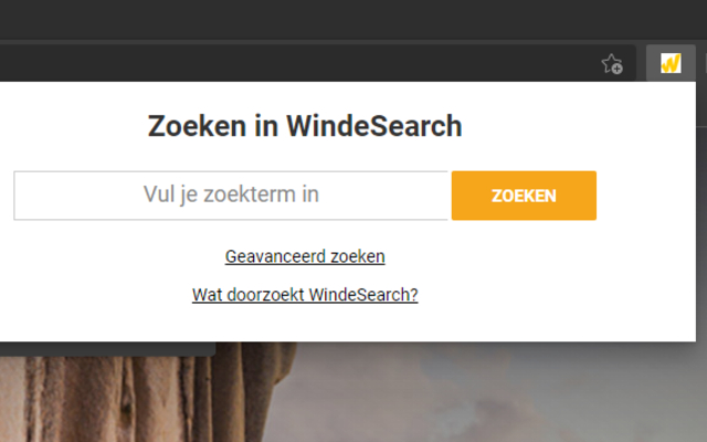 WindeSearch  from Chrome web store to be run with OffiDocs Chromium online