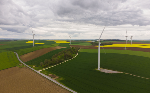 Windmill fan in the field  from Chrome web store to be run with OffiDocs Chromium online