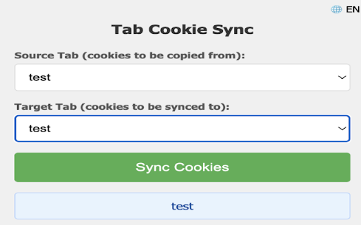 Window Cookie Sync  from Chrome web store to be run with OffiDocs Chromium online