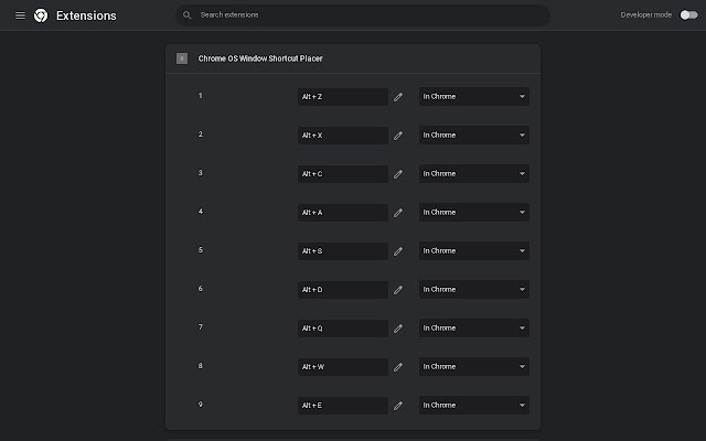 Window Shortcut Placer (Chrome OS)  from Chrome web store to be run with OffiDocs Chromium online