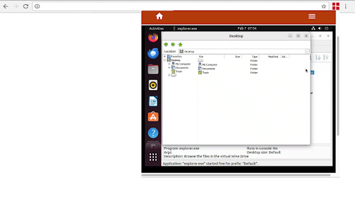 Wine online for Winapps  from Chrome web store to be run with OffiDocs Chromium online