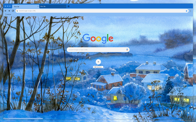 Winter countryside  from Chrome web store to be run with OffiDocs Chromium online