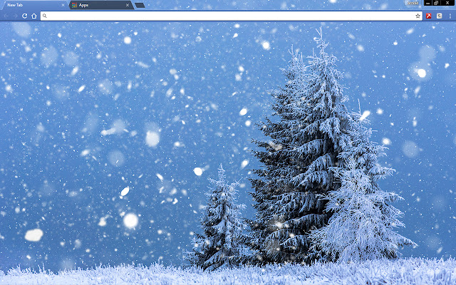 Winter Fir Tree  from Chrome web store to be run with OffiDocs Chromium online