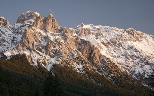 Winter mountain range  from Chrome web store to be run with OffiDocs Chromium online