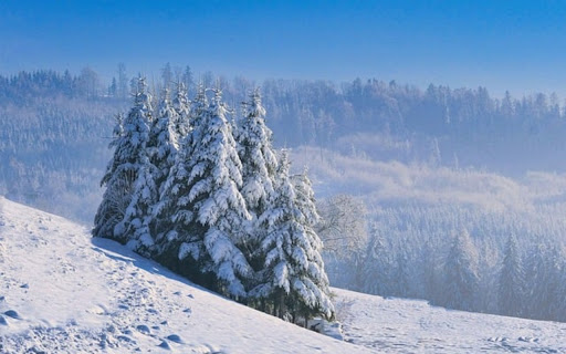 WINTER MOUNTAINS Theme  from Chrome web store to be run with OffiDocs Chromium online
