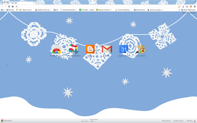 Winter Window  from Chrome web store to be run with OffiDocs Chromium online