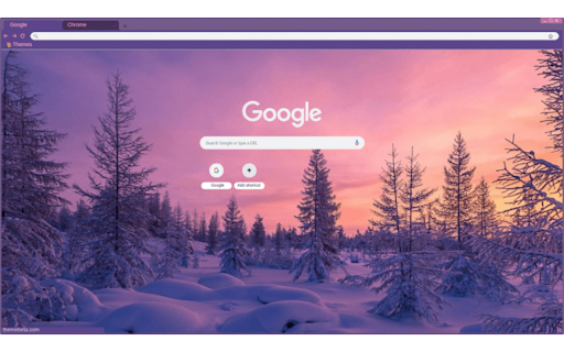Wintry Sunrise  from Chrome web store to be run with OffiDocs Chromium online