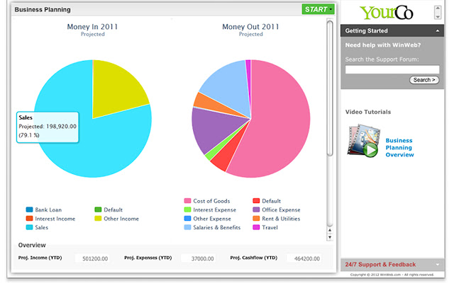 WinWeb Business Planning  from Chrome web store to be run with OffiDocs Chromium online