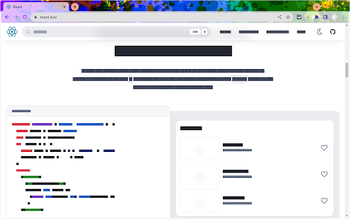 wireframe page  from Chrome web store to be run with OffiDocs Chromium online