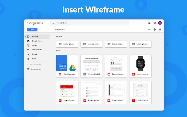 WireframePro GDrive  from Chrome web store to be run with OffiDocs Chromium online
