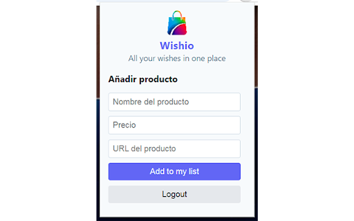 Wishio Quick Add  from Chrome web store to be run with OffiDocs Chromium online