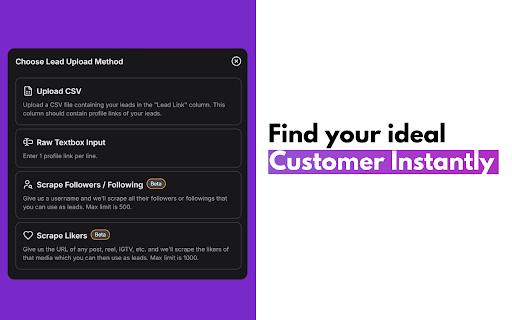 Wisp AI AI Cold DMs on Instagram  from Chrome web store to be run with OffiDocs Chromium online