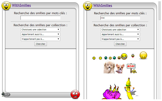 WithSmilies  from Chrome web store to be run with OffiDocs Chromium online