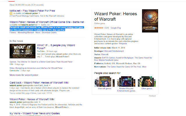 WizardPoker  from Chrome web store to be run with OffiDocs Chromium online