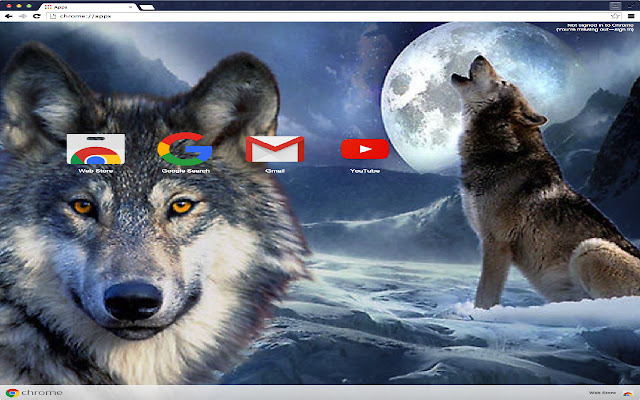 Wolfs Theme  from Chrome web store to be run with OffiDocs Chromium online