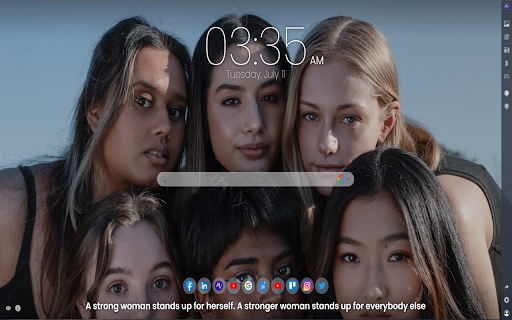 Women Empowerment MeaVana  from Chrome web store to be run with OffiDocs Chromium online
