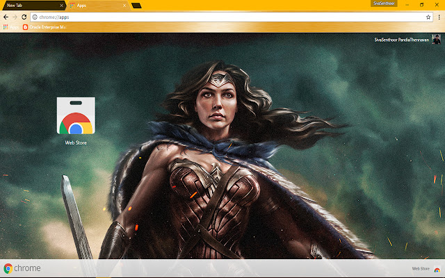 Wonder Woman Animated Version Justice League  from Chrome web store to be run with OffiDocs Chromium online