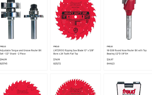 Woodcraft Item Number  from Chrome web store to be run with OffiDocs Chromium online