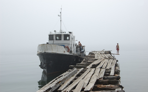 Wooden boat and raft  from Chrome web store to be run with OffiDocs Chromium online