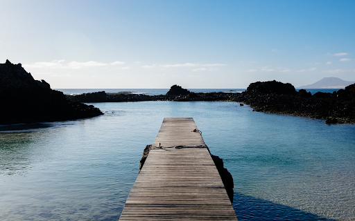 Wooden bridge on the lake  from Chrome web store to be run with OffiDocs Chromium online