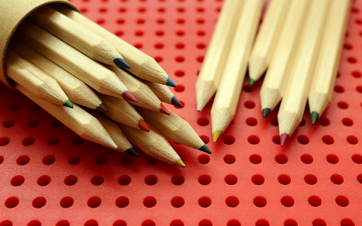 Wooden crayons  from Chrome web store to be run with OffiDocs Chromium online