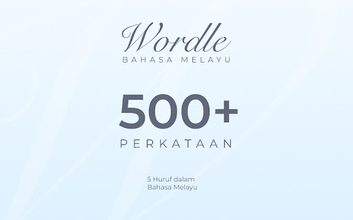 Wordle Bahasa Melayu  from Chrome web store to be run with OffiDocs Chromium online