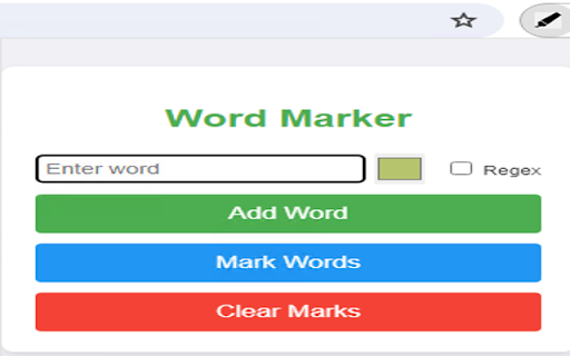 Word Marker  from Chrome web store to be run with OffiDocs Chromium online