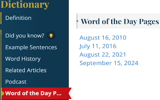 Word of the Day Enhancer  from Chrome web store to be run with OffiDocs Chromium online