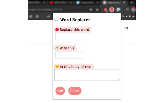 Word Replacer  from Chrome web store to be run with OffiDocs Chromium online