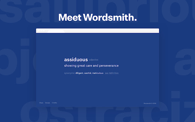 Wordsmith  from Chrome web store to be run with OffiDocs Chromium online