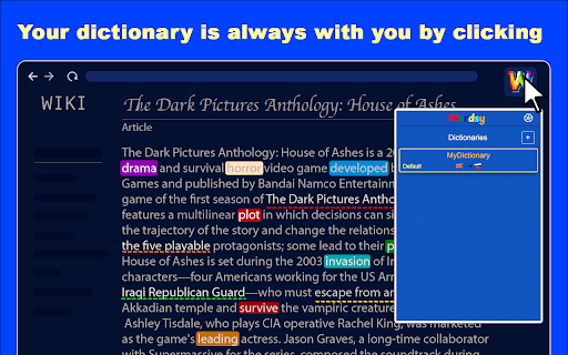 Wordsy  from Chrome web store to be run with OffiDocs Chromium online