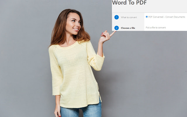 Word to PDF for Google Chrome™  from Chrome web store to be run with OffiDocs Chromium online