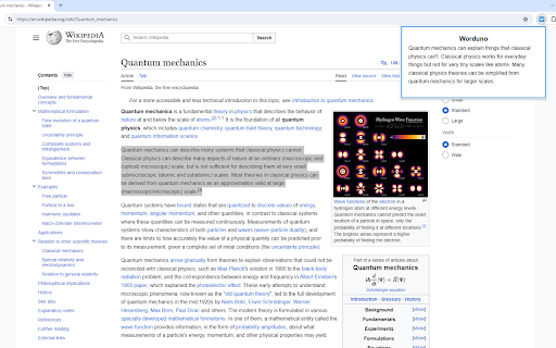 Worduno: Text Simplifier  from Chrome web store to be run with OffiDocs Chromium online