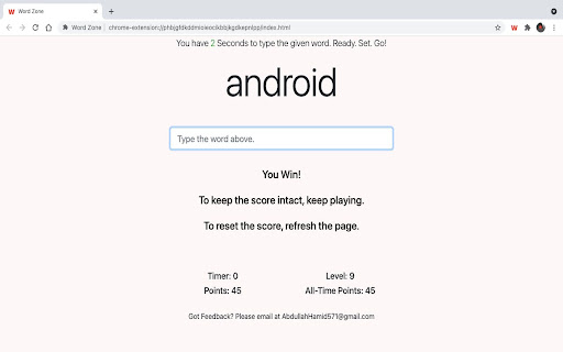 Word Zone  from Chrome web store to be run with OffiDocs Chromium online