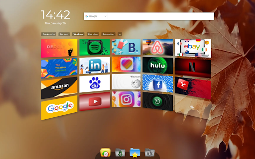 WorkBox Tool Bookmarks  from Chrome web store to be run with OffiDocs Chromium online